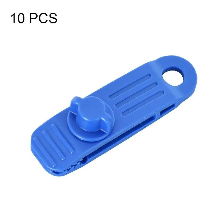 10-Pack Windproof Plastic Clips for Outdoor Camping Canopy and Tarp Stabilization