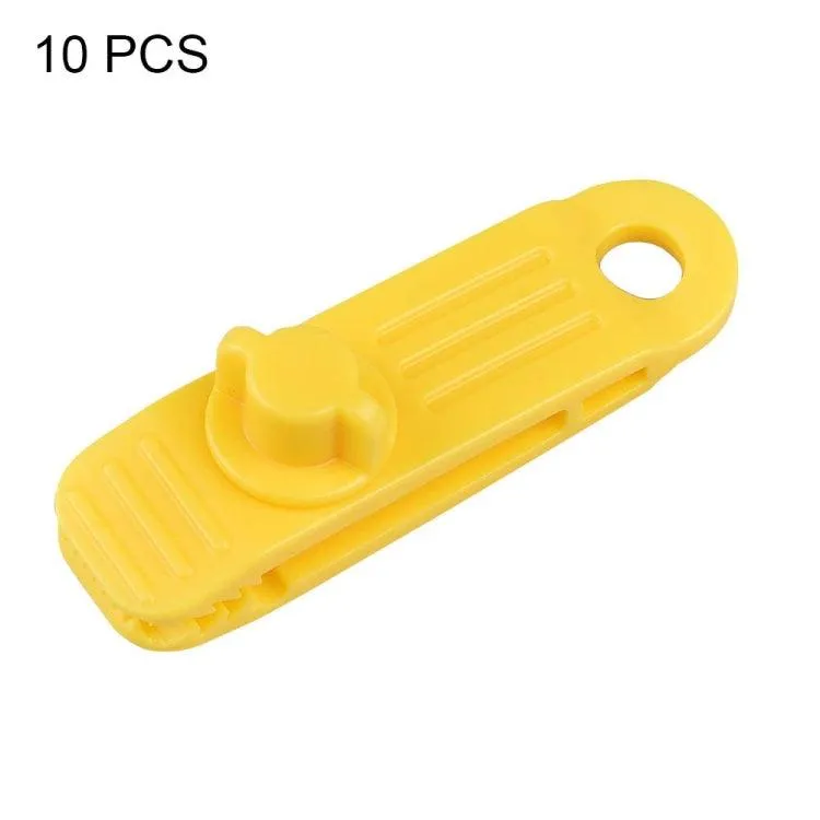 10-Pack Windproof Plastic Clips for Outdoor Camping Canopy and Tarp Stabilization