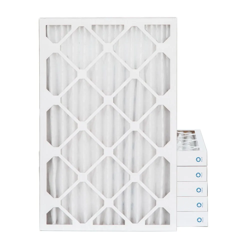 16x25x2 MERV 11, MPR 1000 Pleated AC Furnace 2' Air Filters by Pamlico. Quantity 6. Actual Size: 15-1/2 x 24-1/2 x 1-3/4