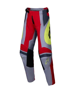 2025 Alpinestars Youth Racer Melt Pant Bright Red Grey