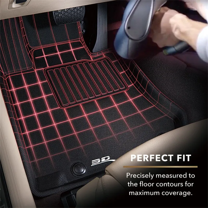 3D MAXpider 2016-2019 Mazda CX-3 Kagu 1st Row Floormat - Black