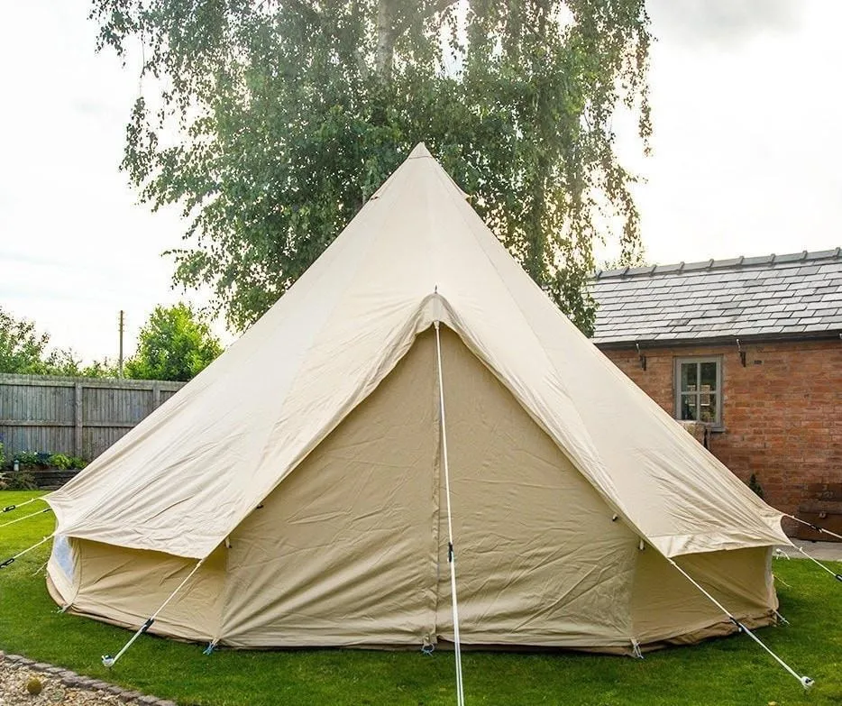 4m Bell Tent 'Pro' 360gsm 100% Proban© Flame Resistant Canvas | StoveMate