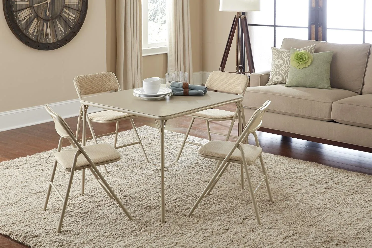 5-Piece Folding Table and Chair Set