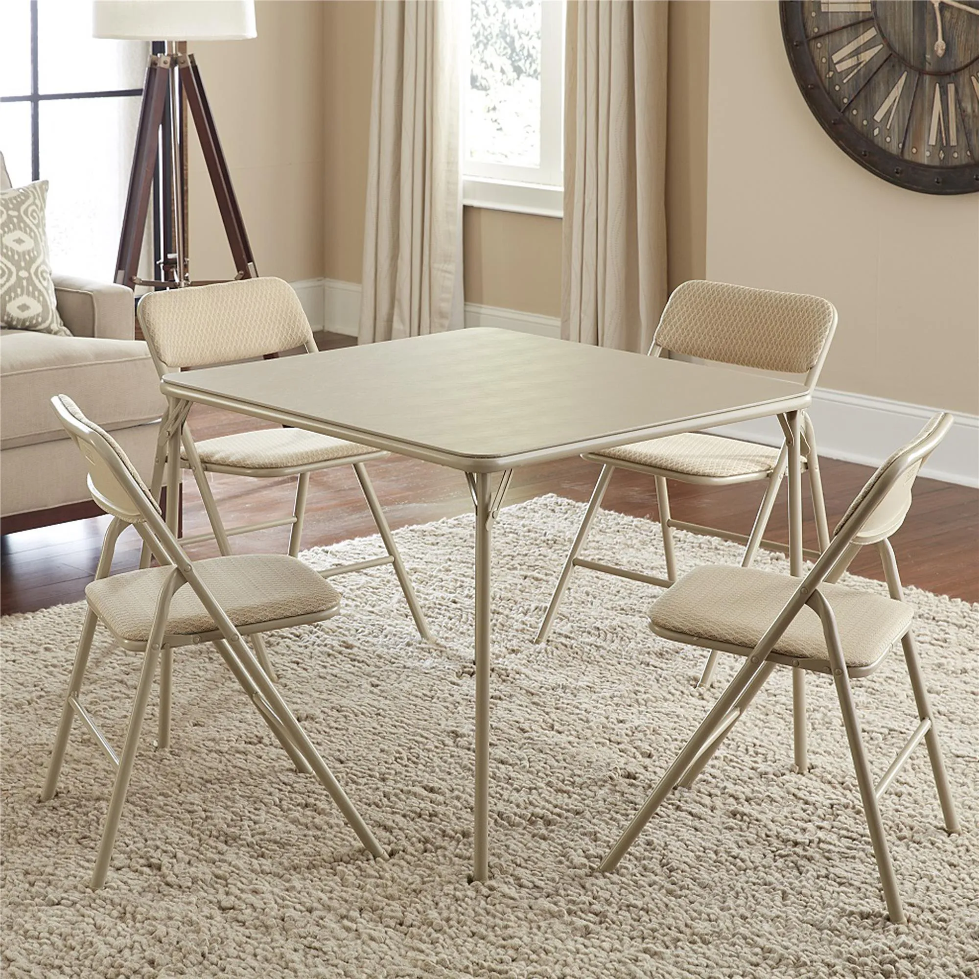 5-Piece Folding Table and Chair Set