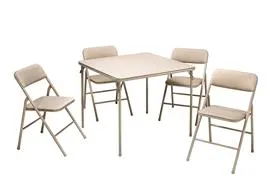 5-Piece Folding Table and Chair Set