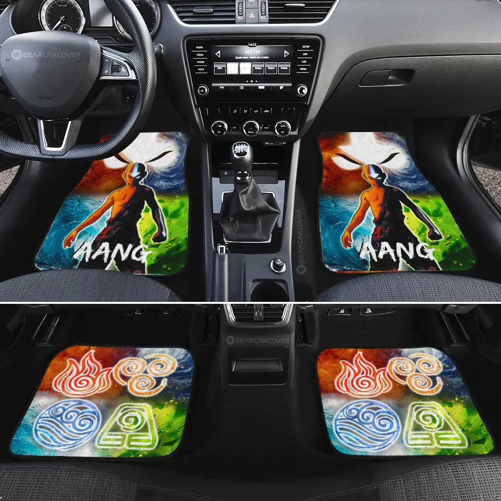 Aang Car Floor Mats Custom Avatar The Last