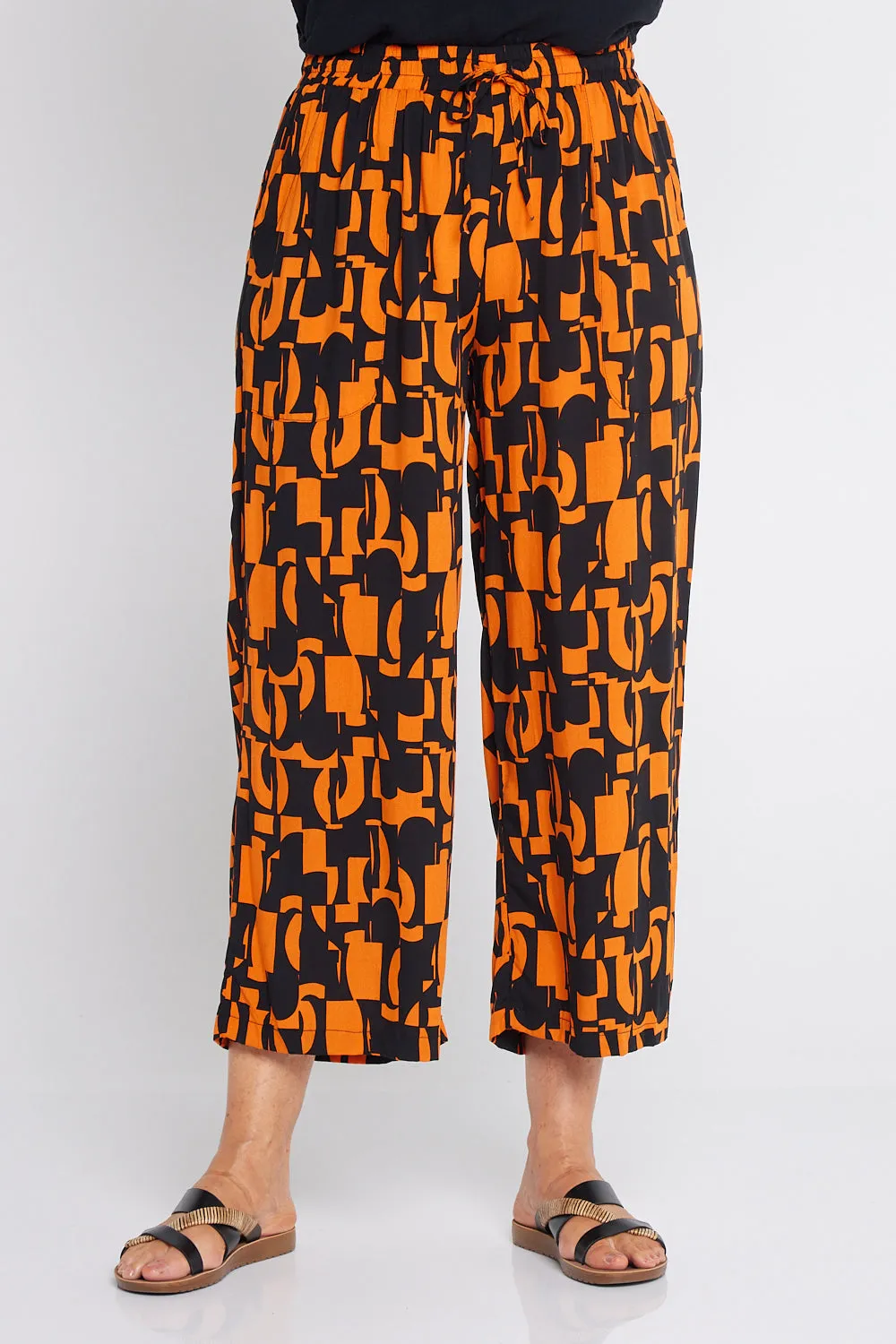 Aiko Lightweight Pants - Midcentury Orange