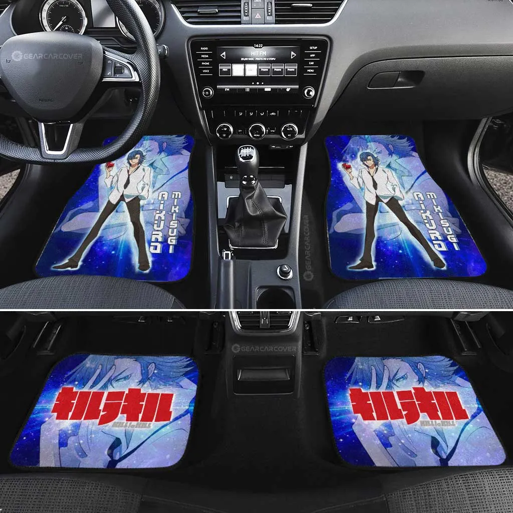 Aikurou Mikisugi Car Floor Mats Custom Characters Car Accessories