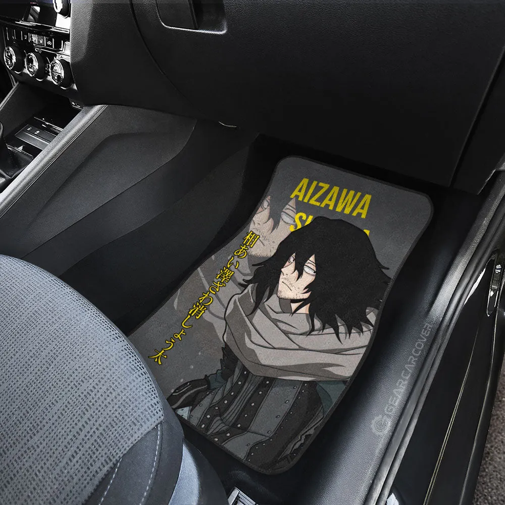 Aizawa Shouta Car Floor Mats Custom My Hero Academia Car Accessories For Anime Fans