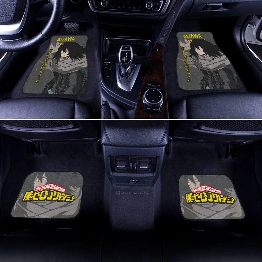 Aizawa Shouta Car Floor Mats Custom My Hero Academia Car Accessories For Anime Fans