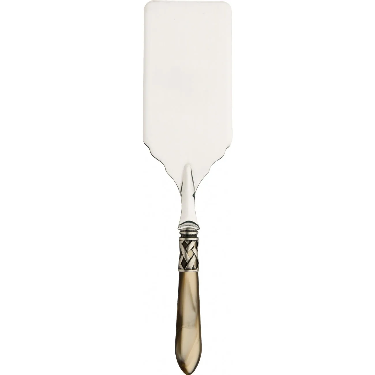 ALADDIN OLD SILVER-PLATED RING LASAGNE & TIRAMISU SHOVEL