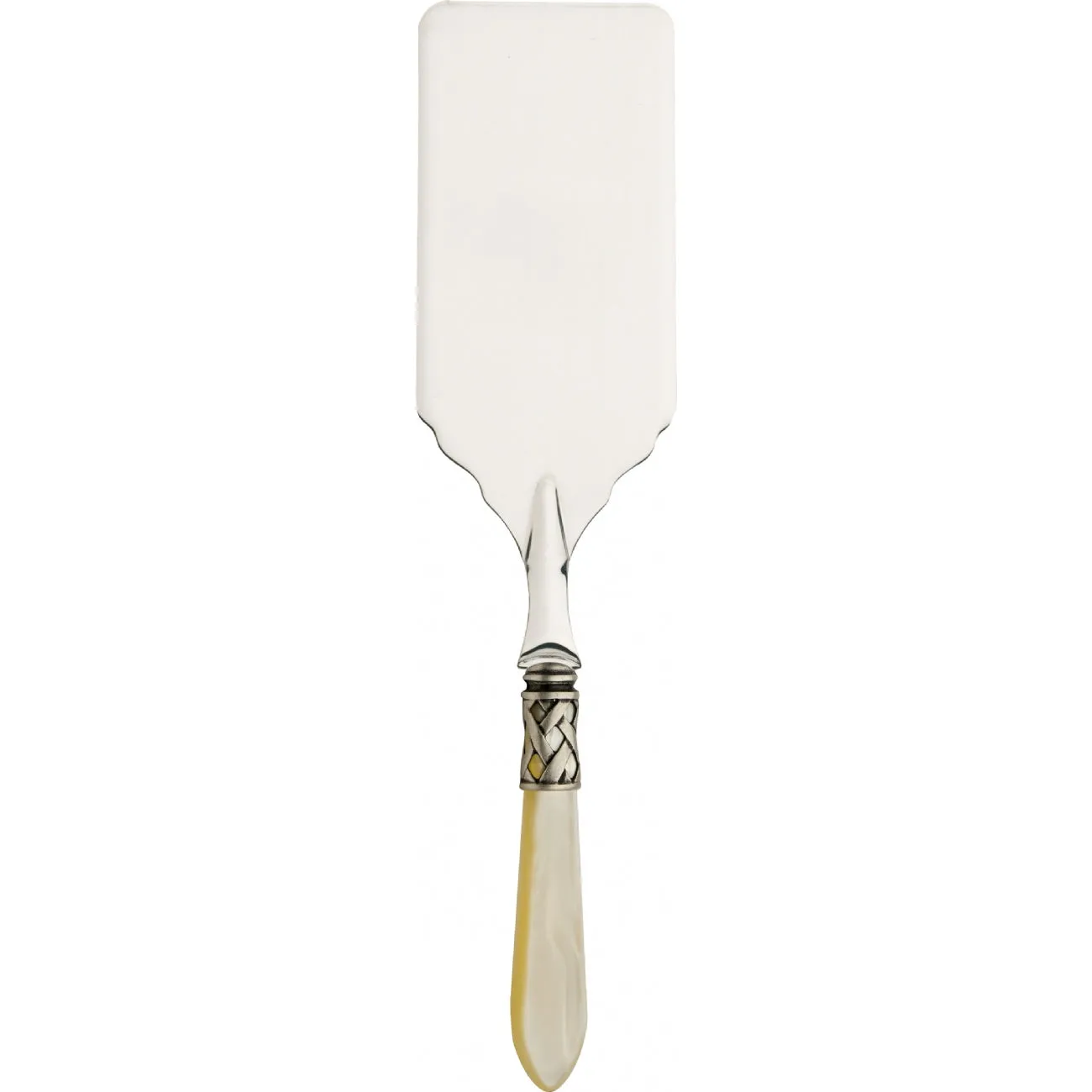 ALADDIN OLD SILVER-PLATED RING LASAGNE & TIRAMISU SHOVEL