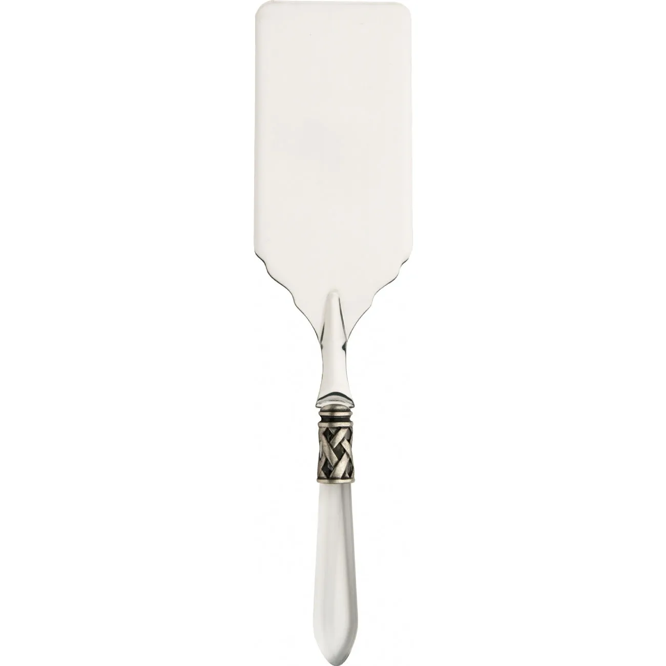 ALADDIN OLD SILVER-PLATED RING LASAGNE & TIRAMISU SHOVEL