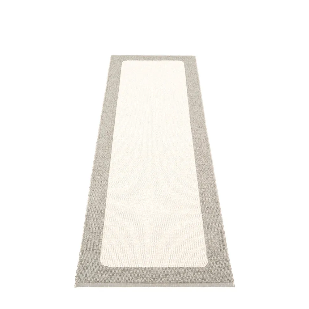 Amagansett Plastic Floor Mats Warm Grey/Vanilla (Multiple Sizes)