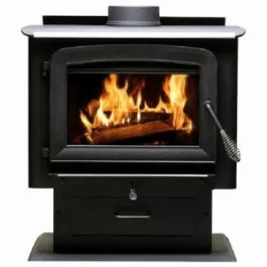 Ashley Wood Stove, EPA Certified, 2,000 Sq. Ft. Room, 89,000 BTUs