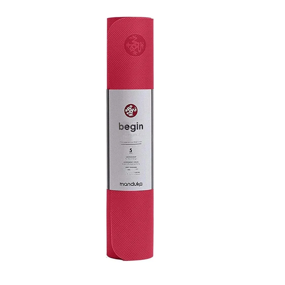 BEGIN YOGA MAT - DARK PINK - 68 INCHES