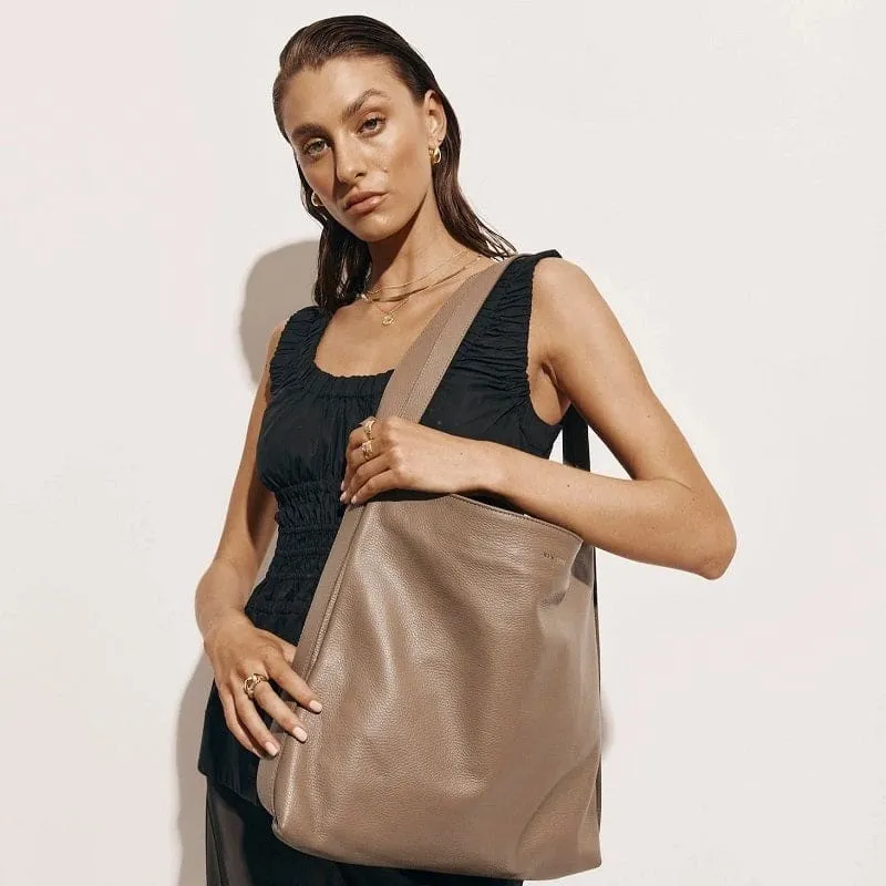 Bella 2-1 Convertible Backpack Tote | Taupe