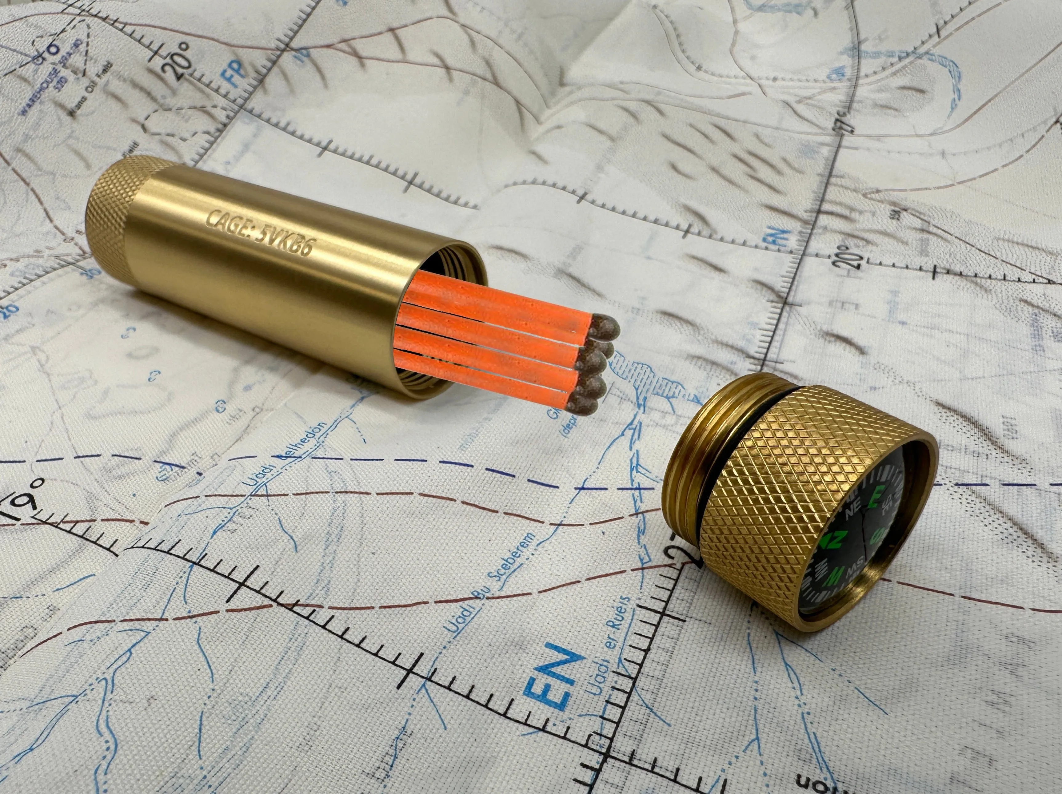 Brass Match / Compass Capsule - Gen 2