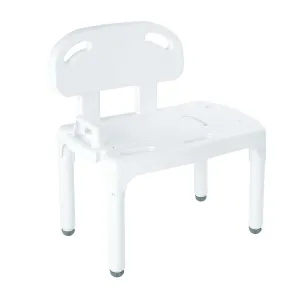 Carex Universal Transfer Bench, White, Each