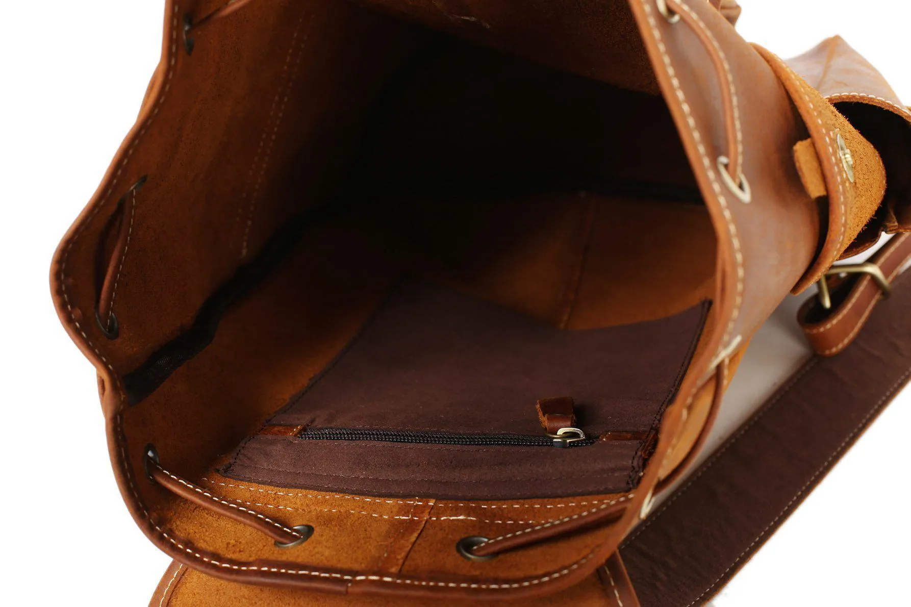 CF13 MEDIUM SIZE HANDMADE LEATHER BACKPACK