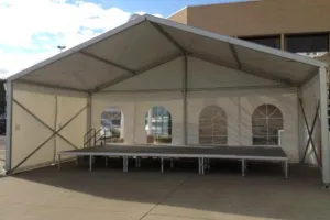 Clearspan Tent, 12M x 5M Plain Walls