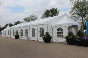 Clearspan Tent, 9M X 20M French Windows