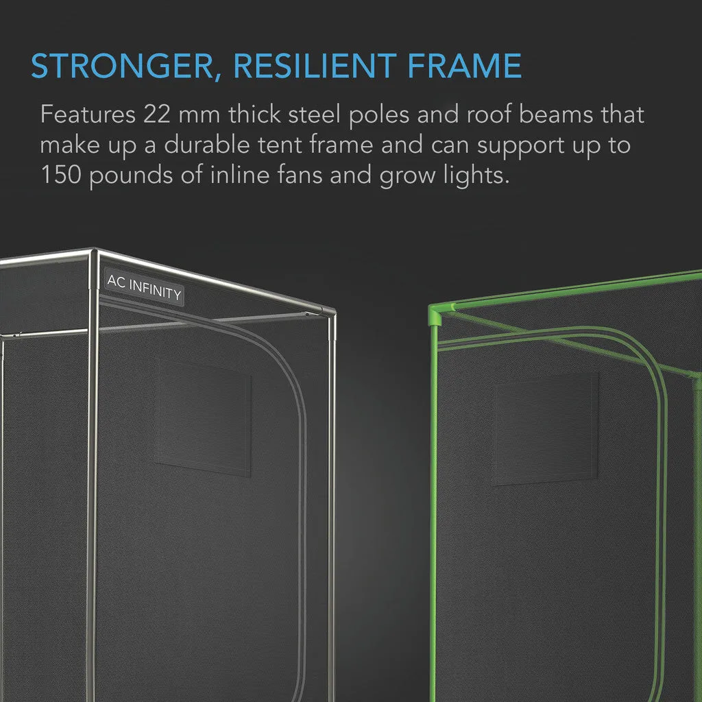 Cloudlab 864D, 2-in-1 Advance Grow Tent 5x4, 2000D Mylar Canvas, 60"x48"x80"