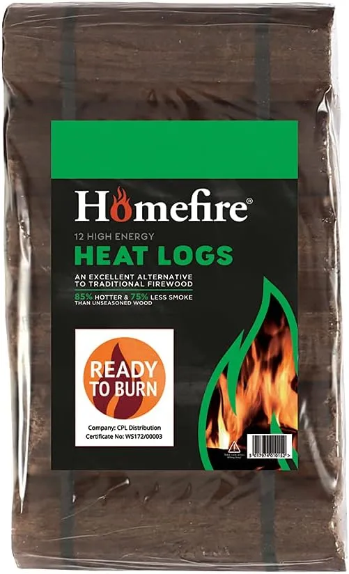 Homefire Heat Logs (Shimada) 12 Pack