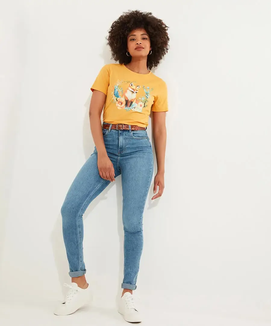 Joe Browns 10 Ochre Foxy T-Shirt