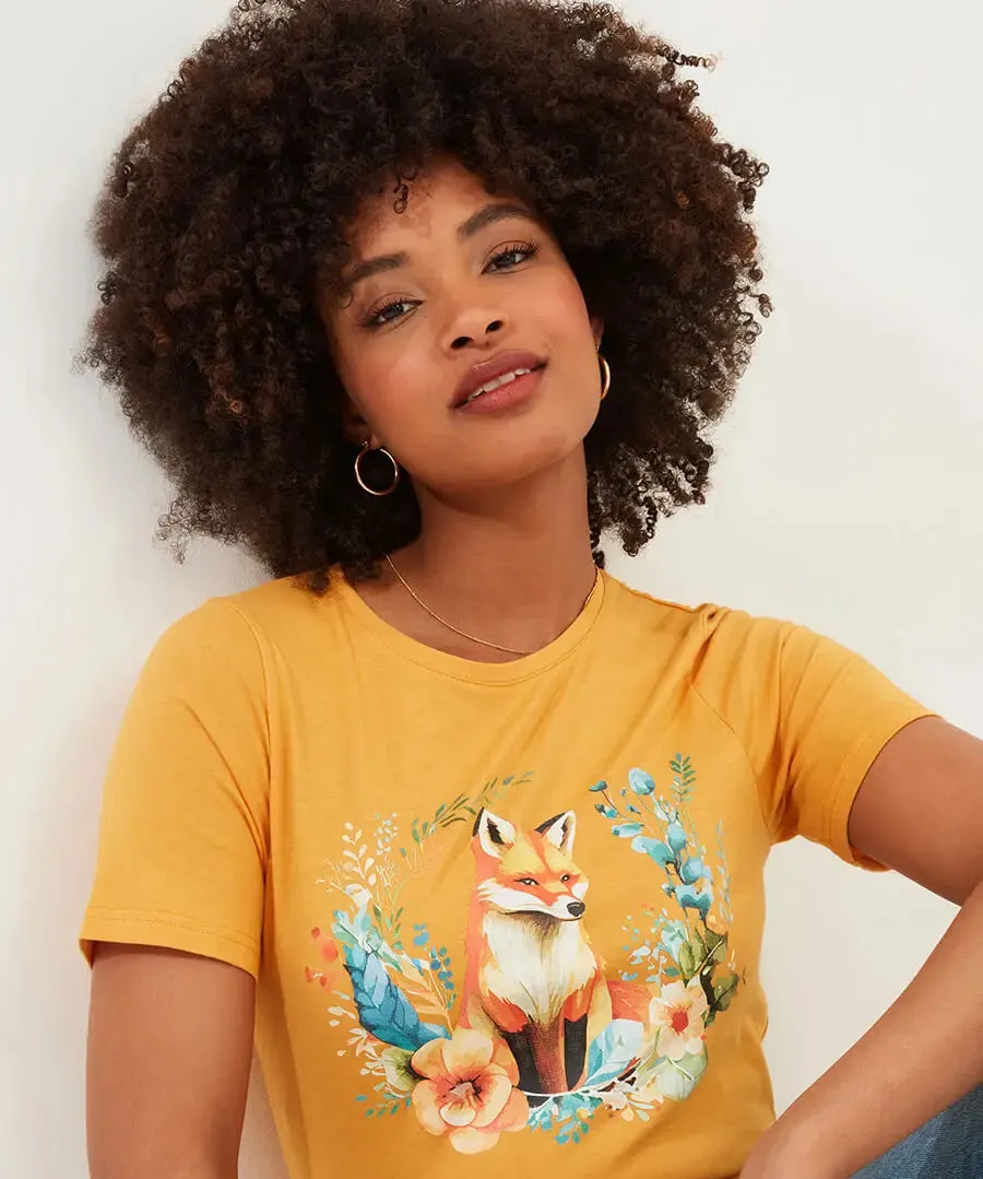 Joe Browns 10 Ochre Foxy T-Shirt