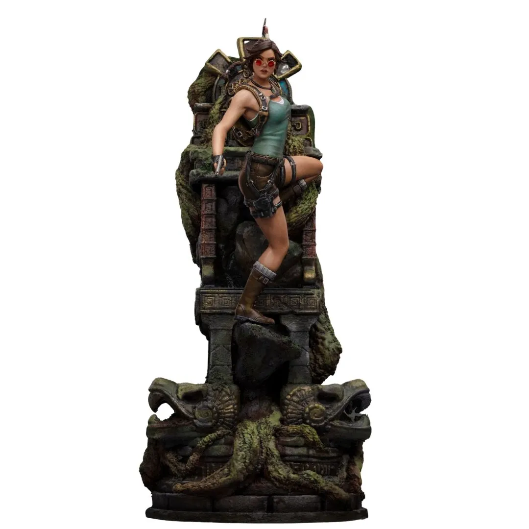 Lara Croft Tomb Raider Statue By Iron Studios