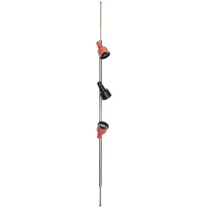 Lightolier Mid-Century Modern Three-Light Adjustable Pole Floor Lamp