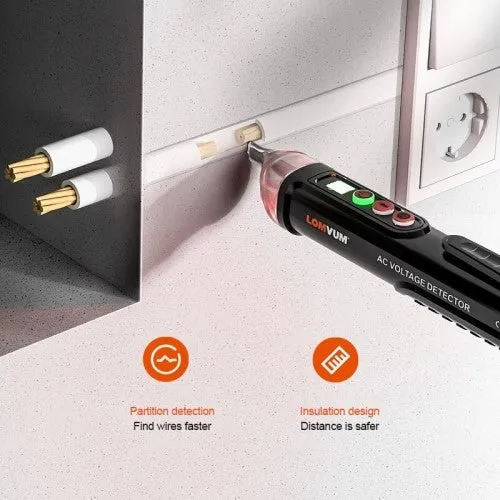 LOMVUM AC Voltage detector 12-1000V LY18C