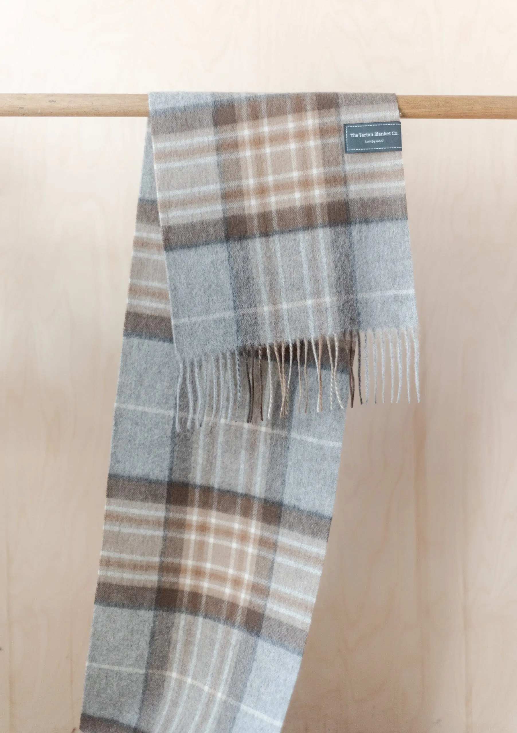 Men's Lambswool Scarf in Mackellar Tartan