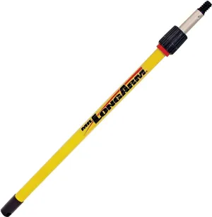 Mr. LongArm Pro-Pole 3216 Extension Pole, 1-1/16 in Dia, 8 to 15.3 ft L, Aluminum, Fiberglass Handle, Fluted Handle :EA: QUANTITY: 1