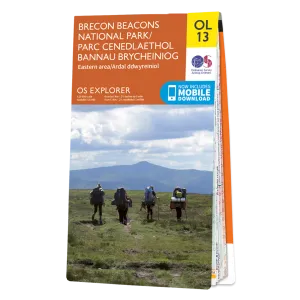 Ordnance Survey Explorer OL13 Brecon Beacons National Park Eastern Area