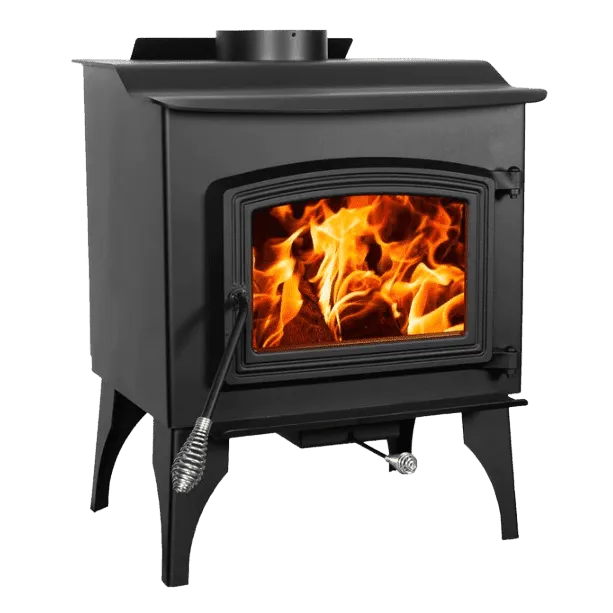 Pleasant Hearth GWS-1200 1,200 Sq. Ft. 56,107 BTU EPA Certified Wood Burning Stove New