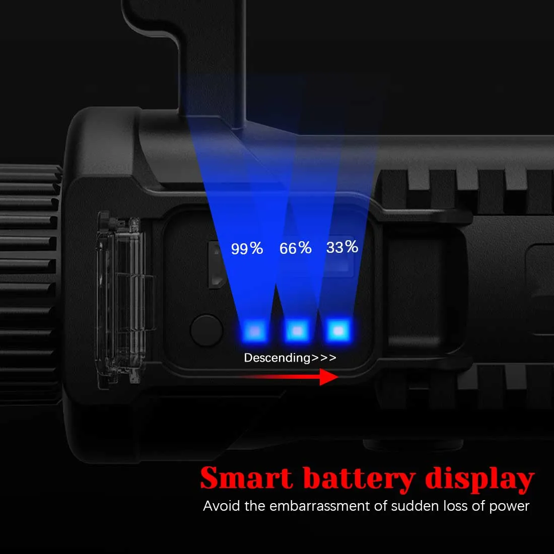 Rechargeable Spotlight LED Flashlight High Lumens