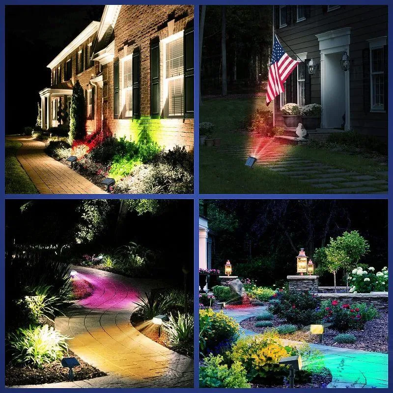 Solar Landscape Spotlights – Waterproof Outdoor LED Lighting