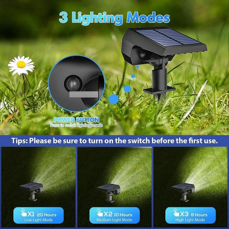 Solar Landscape Spotlights – Waterproof Outdoor LED Lighting