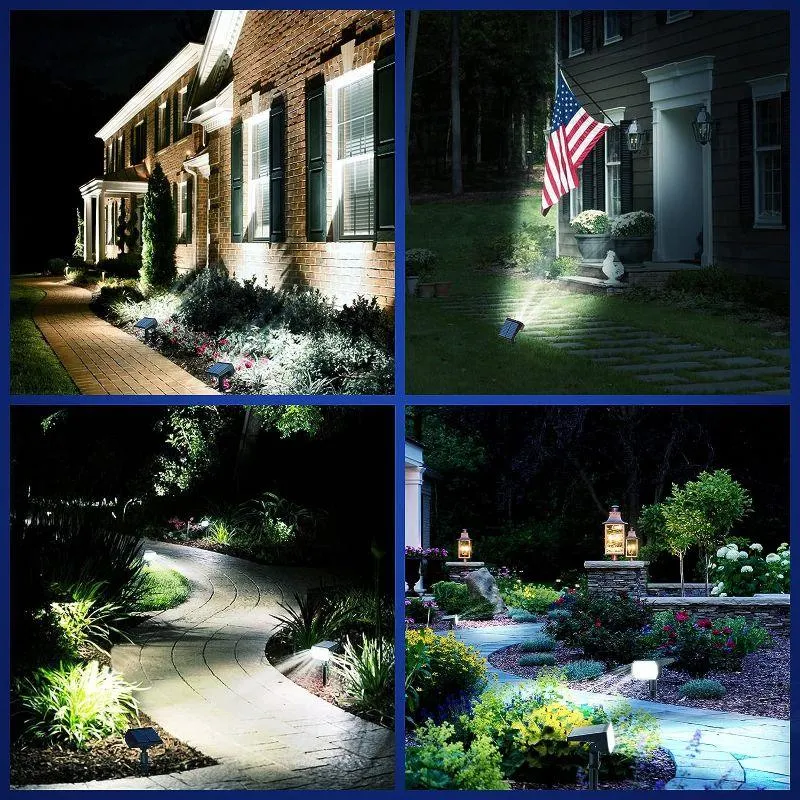 Solar Landscape Spotlights – Waterproof Outdoor LED Lighting