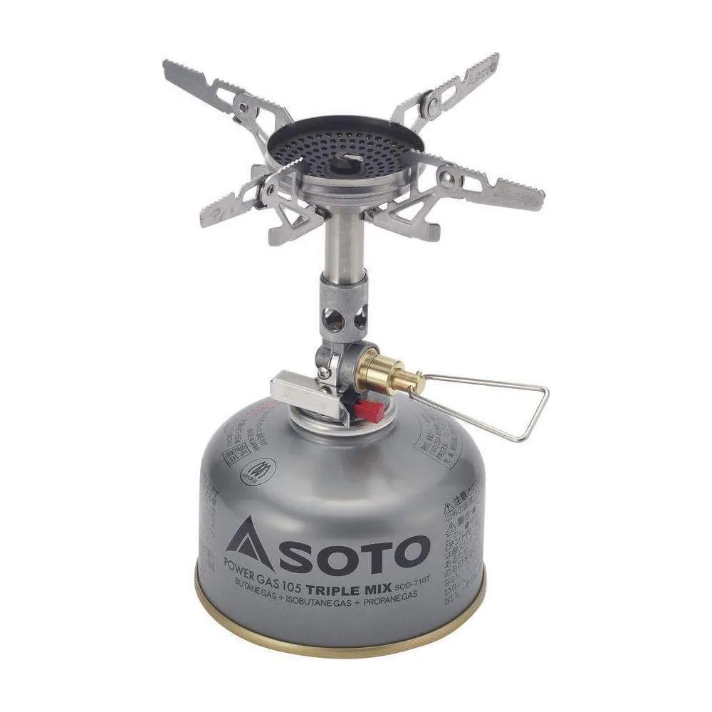 Soto WindMaster with Micro Regulator and 4 Flex Gas Stove