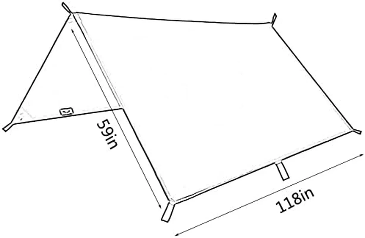 StormGuard 3Mx3M Camping Tarp: Waterproof & Windproof Shelter for Ultimate Outdoor Protection