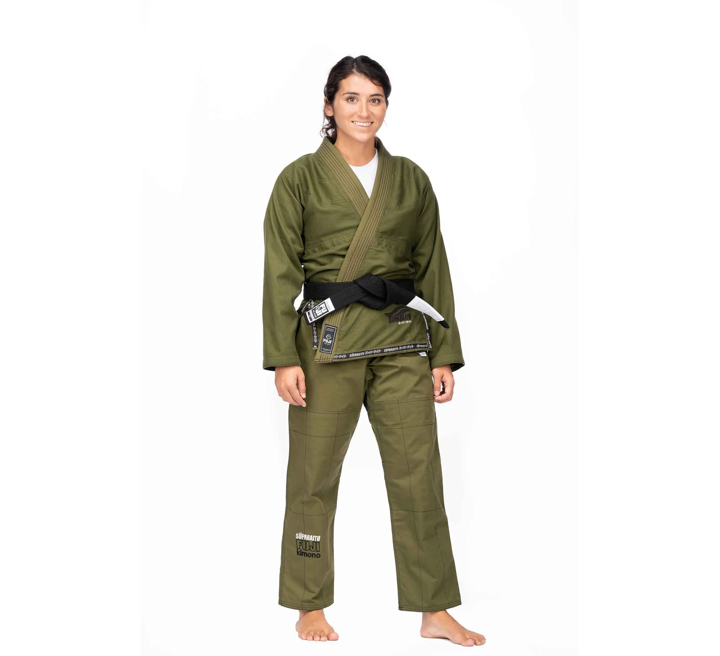 Suparaito BJJ Gi (Unisex Size) Army Green