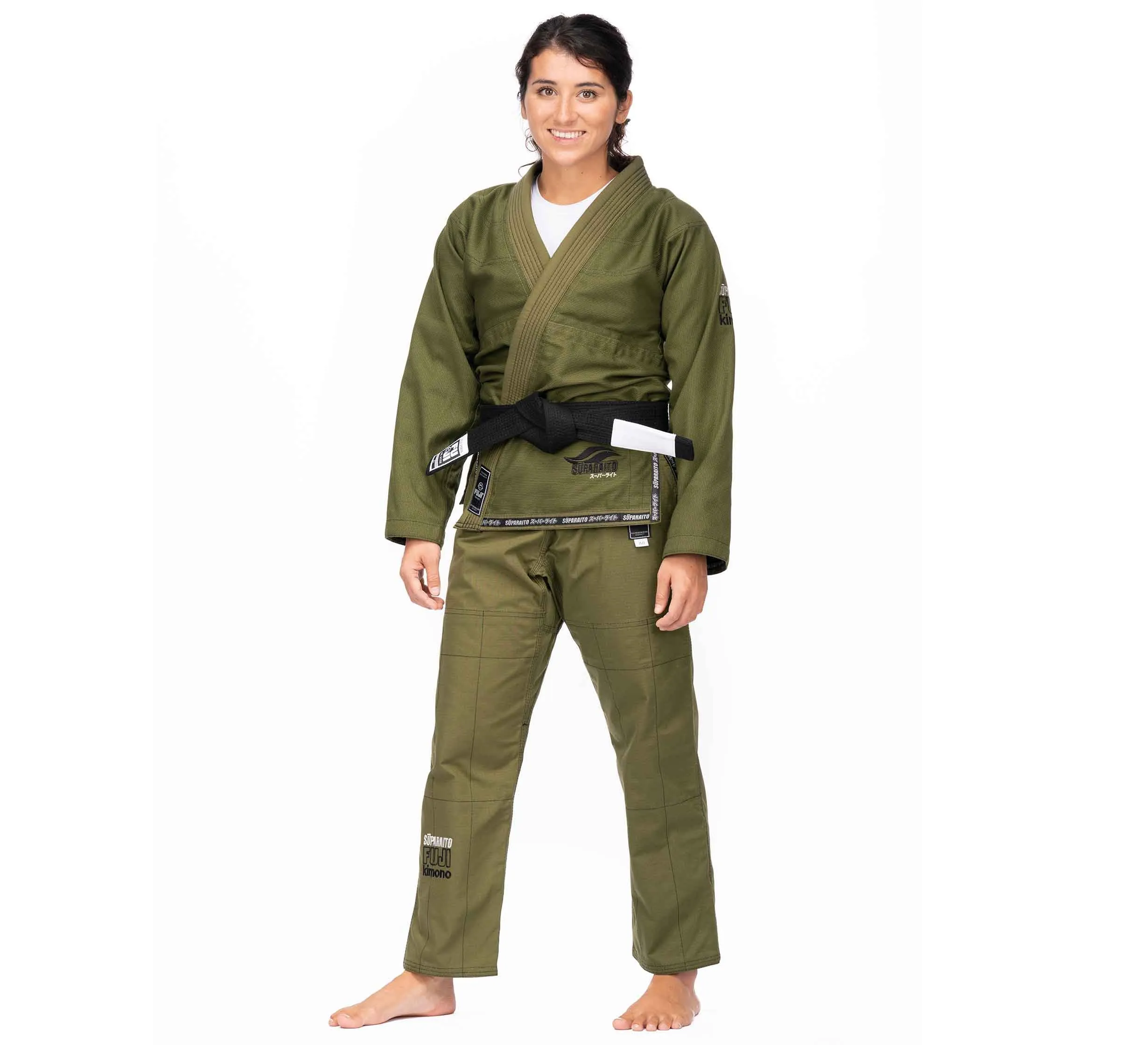 Suparaito BJJ Gi (Unisex Size) Army Green