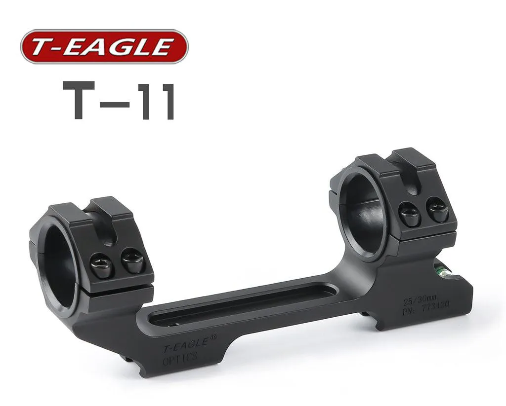 T-EAGLE SINGLE PCE DOVETAIL MOUNT, 30&25MM W/LEVEL